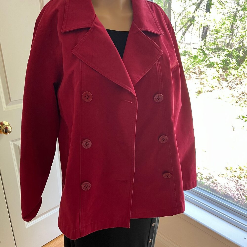 LLBean women cotton jacket Regular Medium.